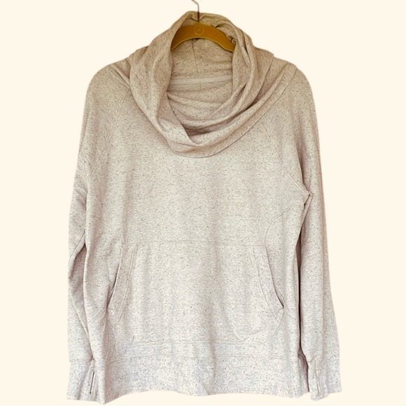 L.L. Bean Sweaters - L. L. Bean Cozy Cowl Neck Pullover Sweatshirt w Pocket & Thumb holes XL Petite